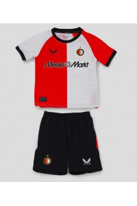 Feyenoord Babytruitje Thuis tenue Kind 2024-25 Korte Mouw (+ Korte broeken)